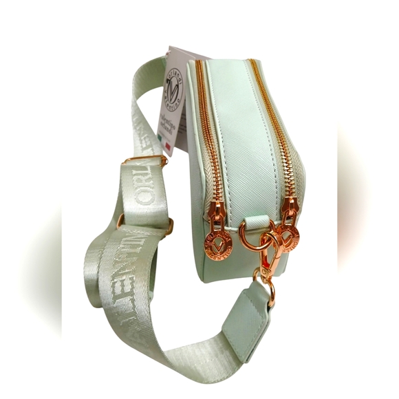 VALENTINO ORLANDI Women's Crossbody Camera Purse Bag Mint Green NWT - Picture 4 of 6